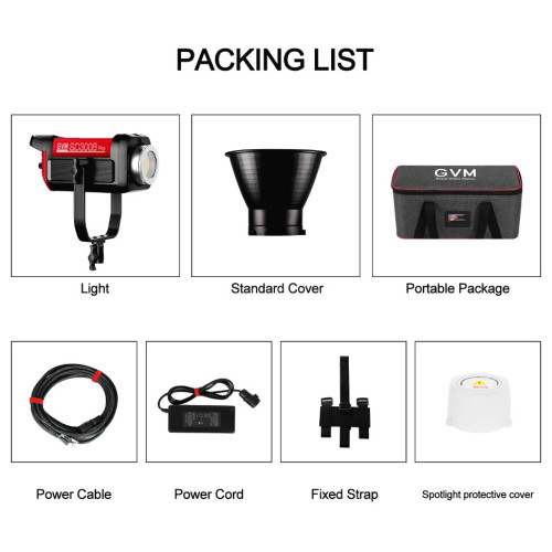 Осветитель GVM Pro-SD300B (Уцененный кат.Б)