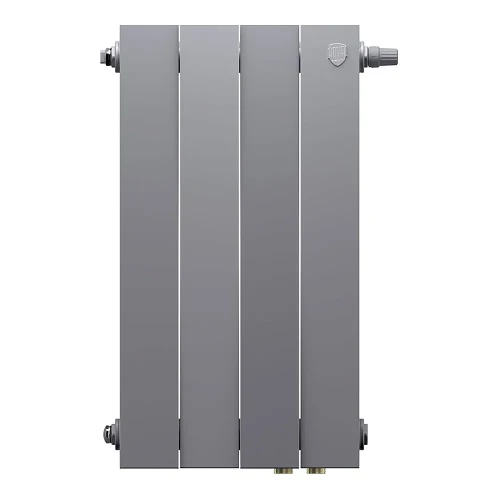 Радиатор биметаллический Royal Thermo PianoForte 500 Silver Satin VDR80 - 4 секц. Pianoforte 500 VDR80