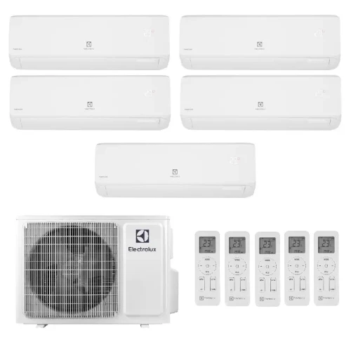 Мульти сплит система на 5 комнат Electrolux EACO/I-42 FMI-5/N8_ERP / EACS/I-09 HMB FMI/N8_ERP/in - 5шт. Комплект Fusion 2.0