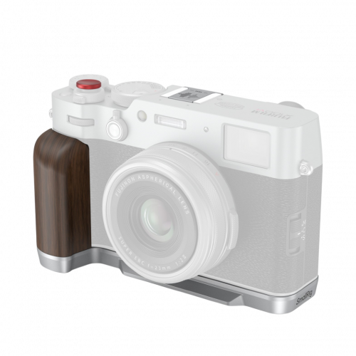 Площадка с рукояткой SmallRig Wooden для Fujifilm X100VI / X100V Серебро