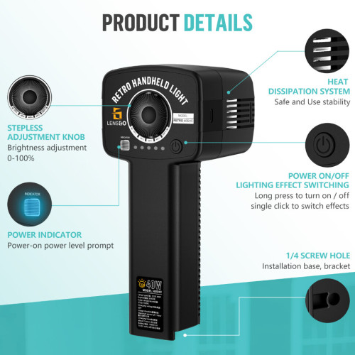 Осветитель LensGo 40SHC Retro