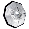 Софтбокс NiceFoto Beauty dish (Чёрный/серебряный) Ø50