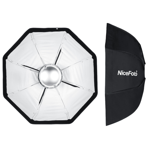 Софтбокс NiceFoto Beauty dish (Чёрный/серебряный) Ø50