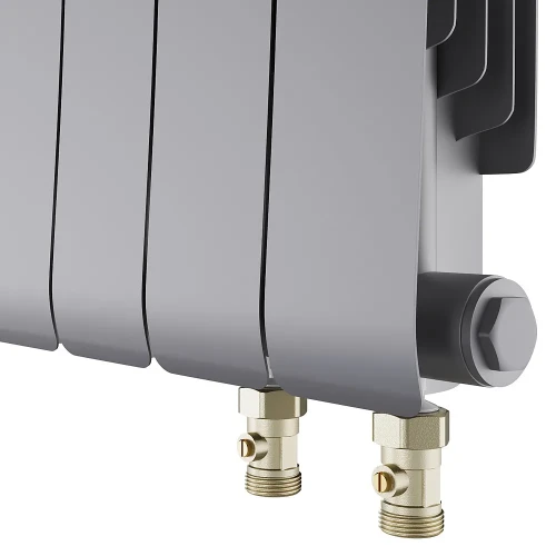 Радиатор биметаллический Royal Thermo Infinity 300 Silver Satin VR80 - 8 секц. Infinity 300 VR80
