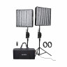 Комплект светодиодных осветителей Godox FL150S-K2 для видеосъемки
