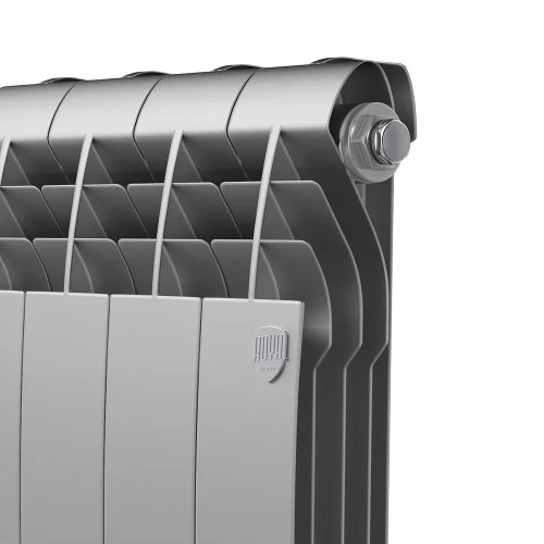 Радиатор биметаллический Royal Thermo BiLiner 350 Silver Satin VR80 - 6 секц. Biliner 350 VR80