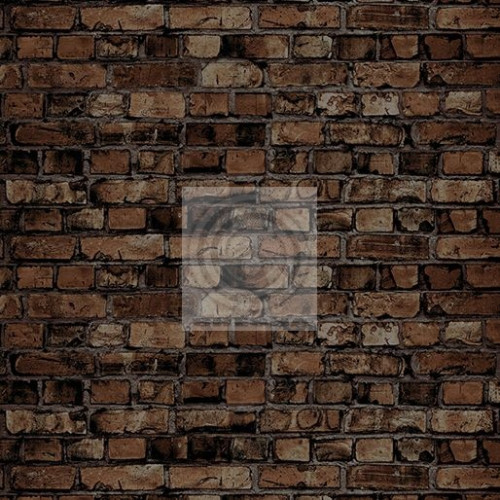 Ella Bella PHOTO BACKDROP AGED BRWN BRICK (2517) фон бумажный старый кирпич терракотовый 120х365 см