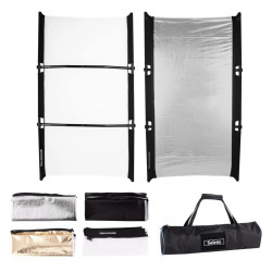 Selens 6923600483612 Portable Reflector Lighting Diffuser with Carrying Bag отражатель 7в1 80*140 см