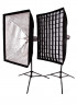 Комплект импульсного света FST PRO-600H Softbox Kit II