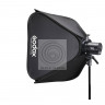 Софтбокс Godox SGGV8080 для накамерных вспышек (с сотами и адаптером S2)