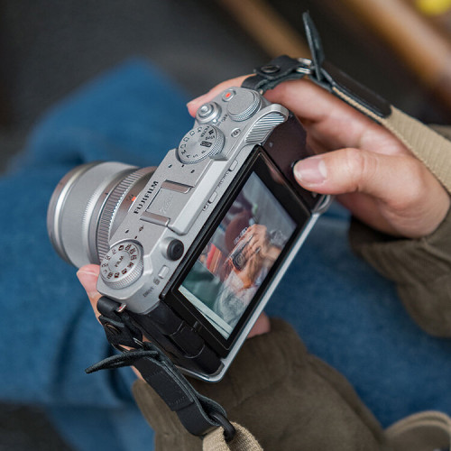 Площадка с рукояткой Tilta Vintage Base Kit для Fujifilm X-M5 Серебро