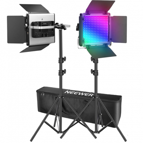 Комплект осветителей Neewer RGB 660 PRO II (2 шт + стойки)