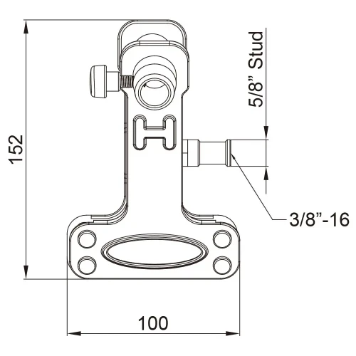 Зажим KUPO KCP-360B ALLI CLAMP