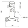 Зажим KUPO KCP-360B ALLI CLAMP