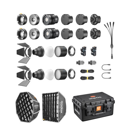 Комплект студийного оборудования Godox Knowled MS60R 2K