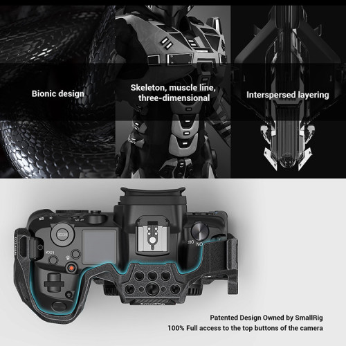 Клетка SmallRig 3234B "Black Mamba" для Canon R5/R5C/R6