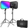 Комплект осветителей Neewer RGB168 (2 шт + стойки)