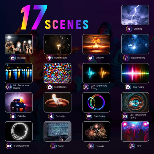 Комплект осветителей Neewer RGB168 (2 шт + стойки)