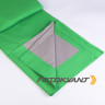 Fotokvant BG-3030D Green Grey фон двусторонний тканевый 3х3 м серый и зеленый