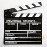 Fotokvant Clapper-2 хлопушка 20х30 см черно-белая деревянная с английским текстом