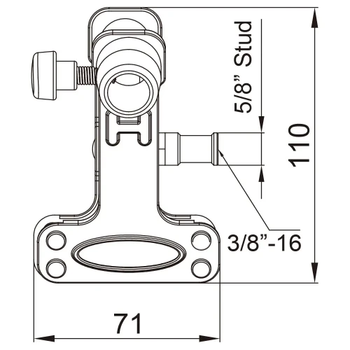 Зажим KUPO KCP-350 MINI ALLI CLAMP