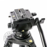QZSD Q680A черный профессиональный видеоштатив для камеры с максимальной высотой 188 см
