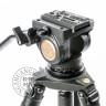 QZSD Q680A черный профессиональный видеоштатив для камеры с максимальной высотой 188 см