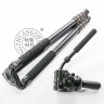 QZSD Q680A черный профессиональный видеоштатив для камеры с максимальной высотой 188 см