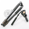 QZSD Q680A черный профессиональный видеоштатив для камеры с максимальной высотой 188 см