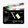 Fotokvant Clapper-3 хлопушка 20х30 см черная акриловая с английским текстом