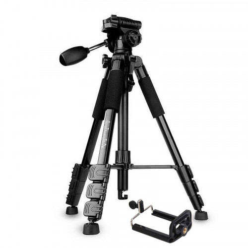 QZSD Q111+SM-CL1 штатив для телефона с держателем черного цвета.