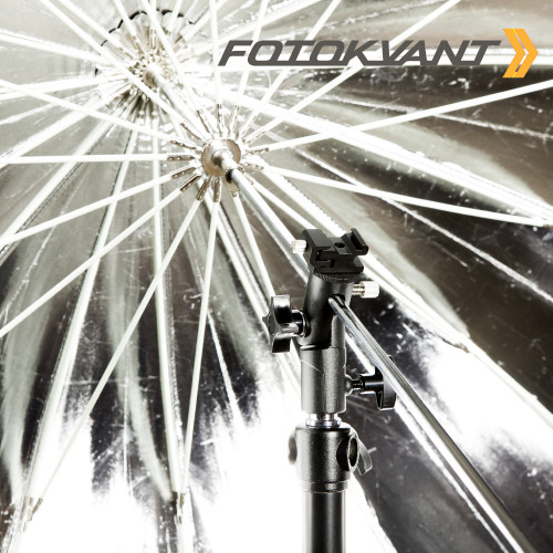 Fotokvant U-130S Para параболический глубокий зонт серебряный 130 см