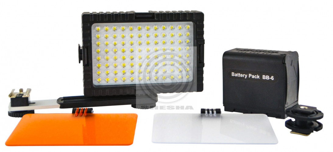 Grifon LED-осветитель DV-96V-K для фотокамеры (96 диодов) с крепёжной планкой