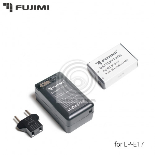 Fujimi LP-E17 + ЗУ Аккумулятор для фото и видео камер в комплекте с ЗУ