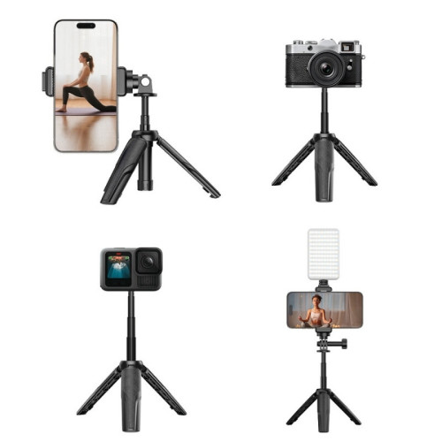 Осветитель с держателем смартфона Apexel JJ077FL Vlog Light Tripod Kit