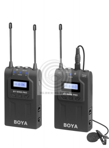 Boya BY-WM8 PRO-K1 Двухканальная беспроводная микрофонная система УКВ