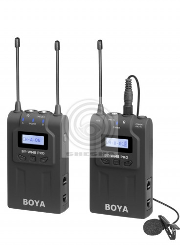 Boya BY-WM8 PRO-K1 Двухканальная беспроводная микрофонная система УКВ
