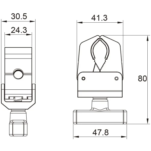 Зажим KUPO KCP-730B SUPER CLAW CLAMP