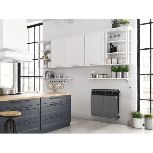 Радиатор биметаллический Royal Thermo BiLiner 500 / Noir Sable VR - 6 секц. Biliner 500 VR