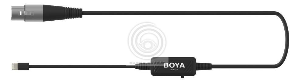 Boya BY-BCA7 Переходник с разъемом XLR для подключения к iphone