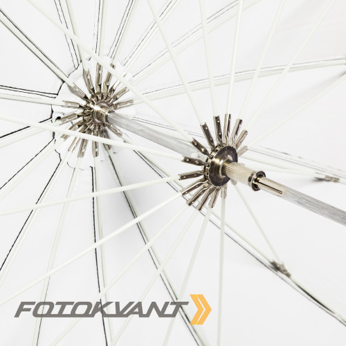 Fotokvant U-90W Para параболический глубокий зонт 90 см белый на отражение