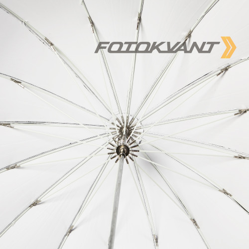 Fotokvant U-90W Para параболический глубокий зонт 90 см белый на отражение