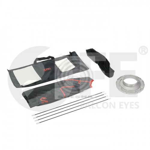 Софтбокс Falcon Eyes SBQ-6060 BW жаропрочный с сотовой насадкой