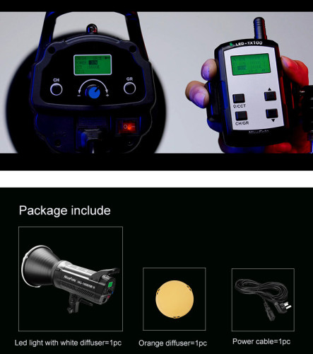 Осветитель Nicefoto HC-1000SB II (Уцененный кат.Б)