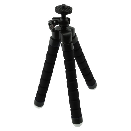 Fotokvant TM-01 Black мини-штатив на гибких ножках для смартфона Samsung/Xiaomi/Apple черный