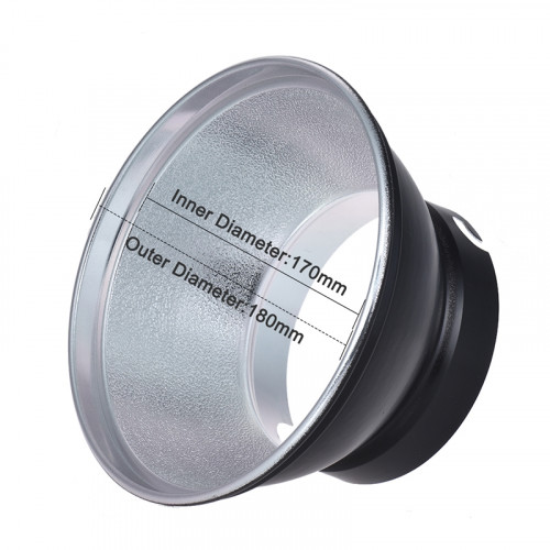Fotokvant RF-18EL стандартный 60 градусный рефлектор для Elinchrom 18 см