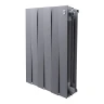 Радиатор биметаллический Royal Thermo PianoForte 500 Серебристый - 6 секц. Pianoforte 500