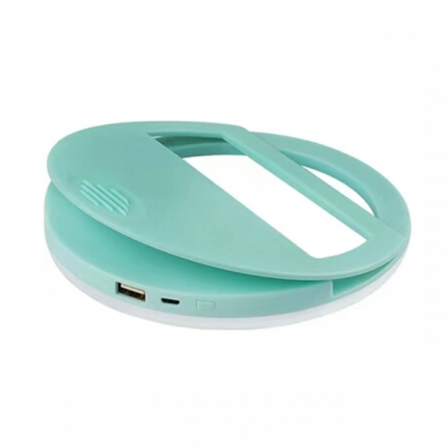 Fotokvant LED-15 RING GREEN селфи-кольцо с аккумулятором диаметр 150 мм зеленый