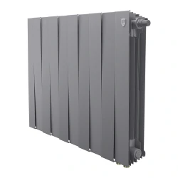Радиатор биметаллический Royal Thermo PianoForte 500 Серебристый VR80 - 10 секц. Pianoforte 500 VR80