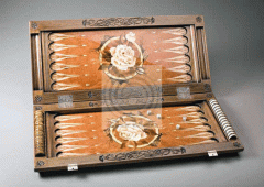 Cерый пластиковый фон SHESHA1х1.4м